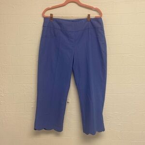 Ruby Rd. Size 10, Carpi, Sky Blue, Scalloped Leg Edge